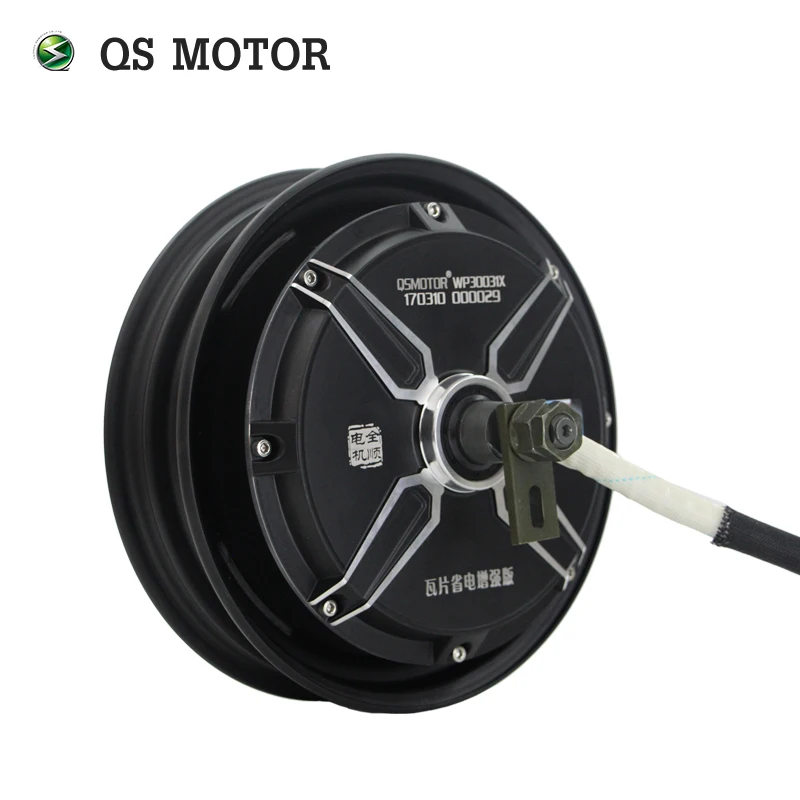 QS high speed 10inch 3000W 205 50H V3 Brushless DC Electric Scooter Hub Moto