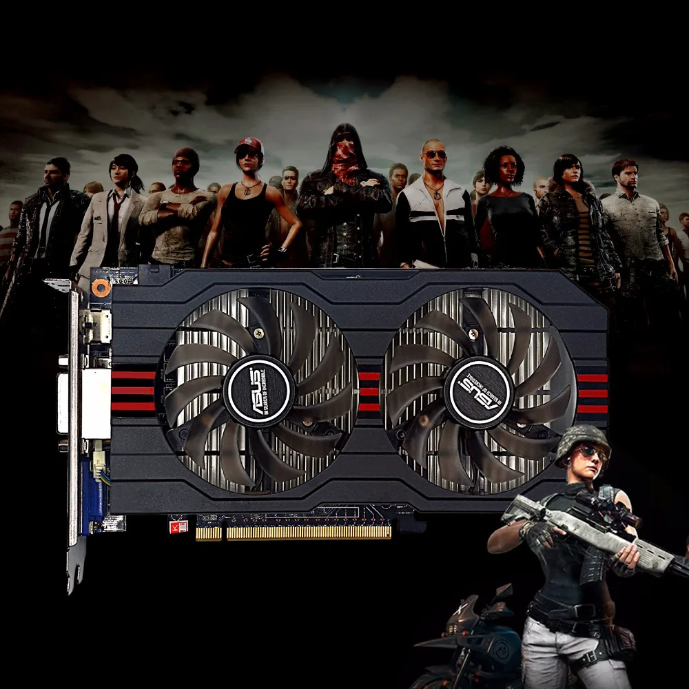 Scheda video originale ASUS GTX 750TI 2G GDDR5 128bit HD, testata al 100%!