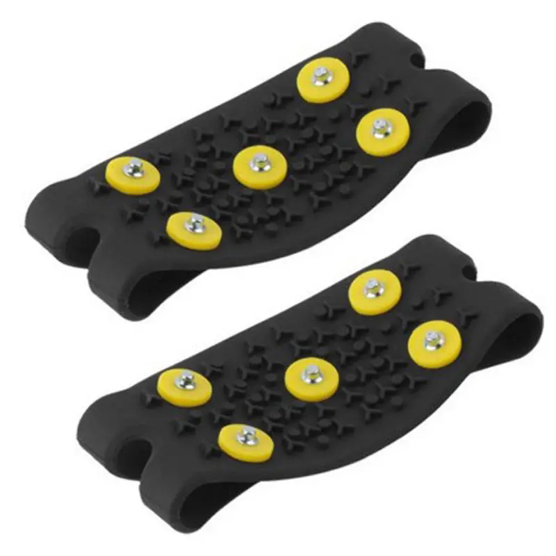 SexeMara Snow Ice Climbing antiscivolo Spikes Grips rampon tacchetti 5-Stud Shoes Cover