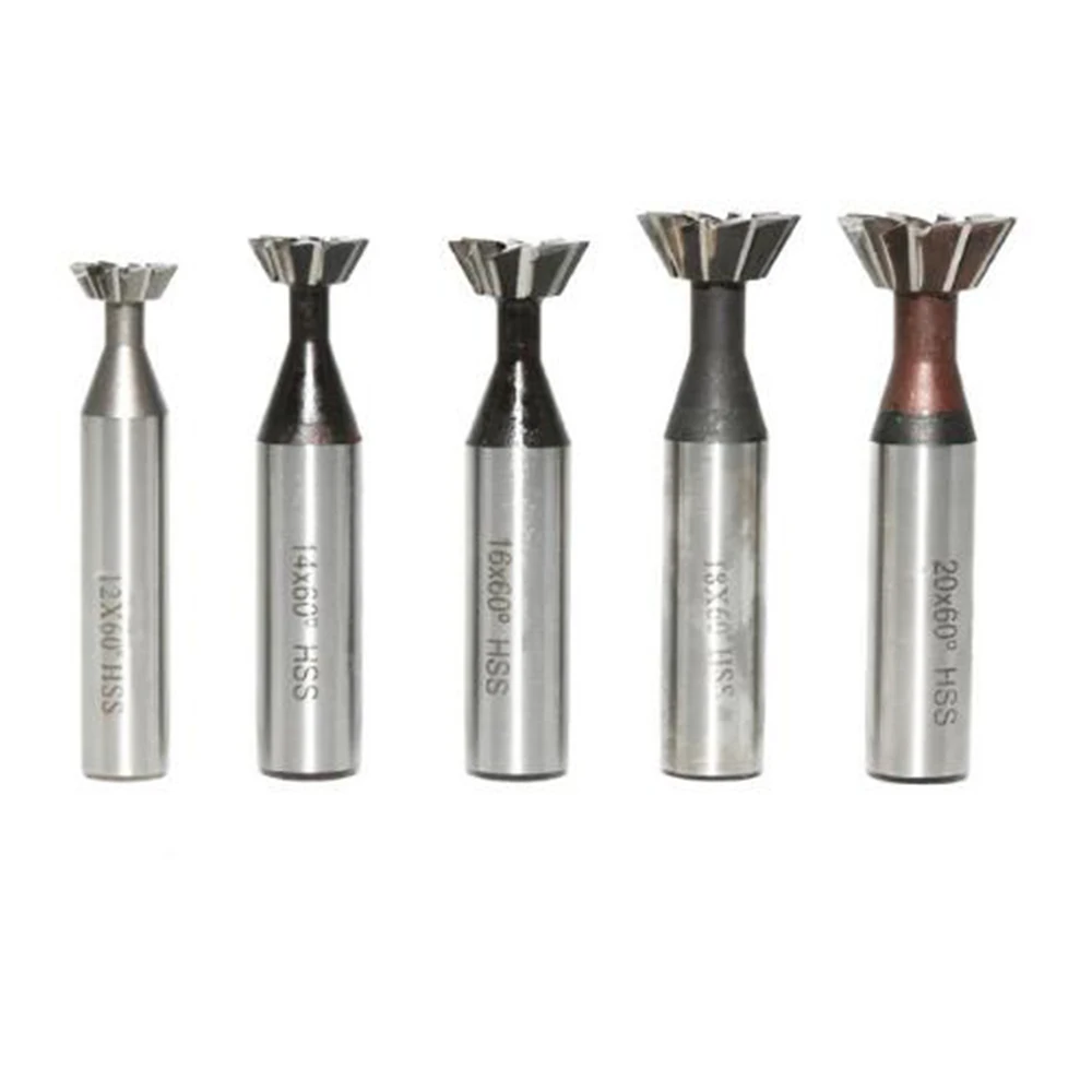 1PC 45 60 Degree Dovetail Cutter End Mill Milling 10mm 12mm 14mm 16mm 18mm 20mm 25mm 30mm 32mm 35mm 40mm 45mm 50mm