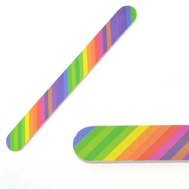 Nieuwe 6 stks/set Nagelvijlen Borstel Duurzaam Buffing Grit Zand Fing DIY Nail Art Tool Accessoires Schuren Bestand UV Gel Polish gereedschap