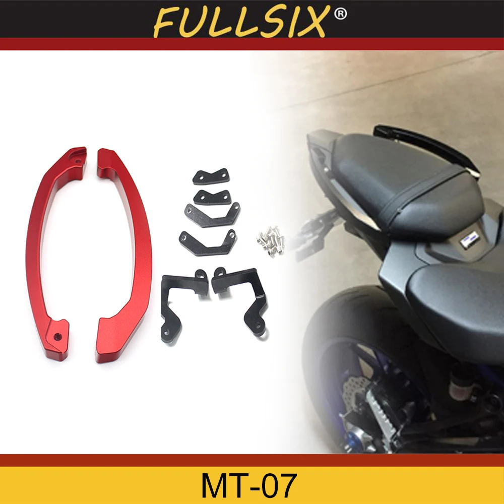 

MT07 MT 07 Grab Handle Bars Rear Seat Passenger Grab Rail Handle For Yamaha MT-07 FZ07 FZ 07 2014 2015 2016 2017