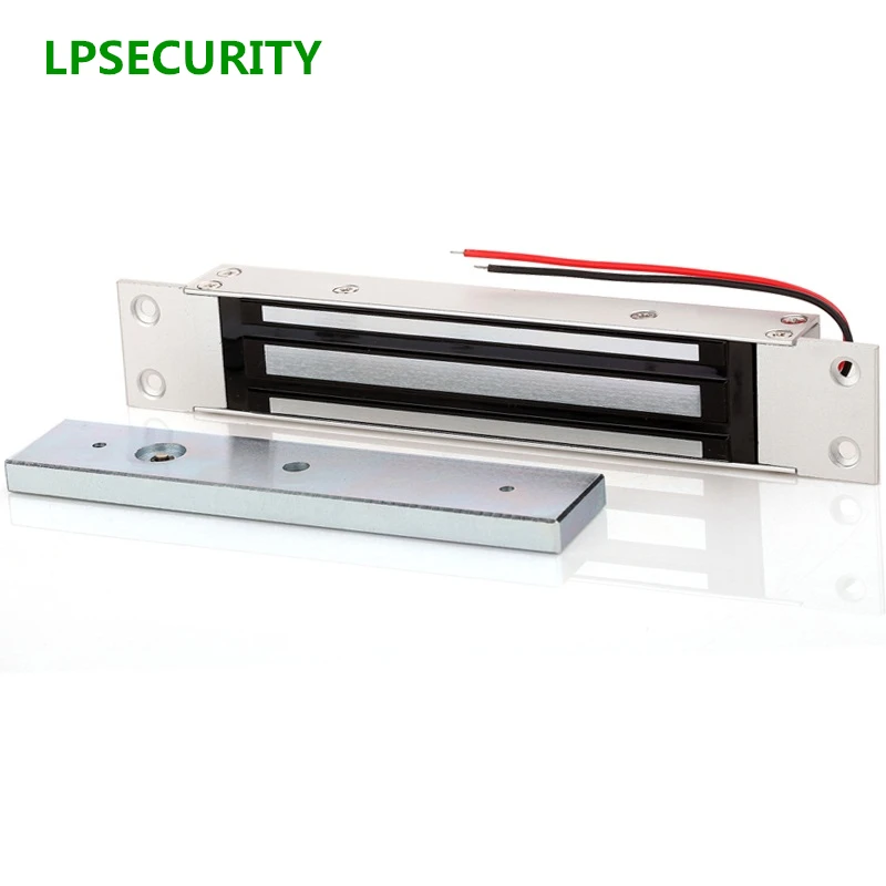 

LPSECURITY concealed 180kg 350lbs Electric Magnetic shear Door Lock for Access control system intercom office glass wooden door