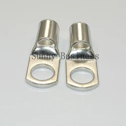 20 X High Quality Copper Tube Terminals - Battery Cable Lugs/Eyelets Sizes 50mm 1AWG SC50-8