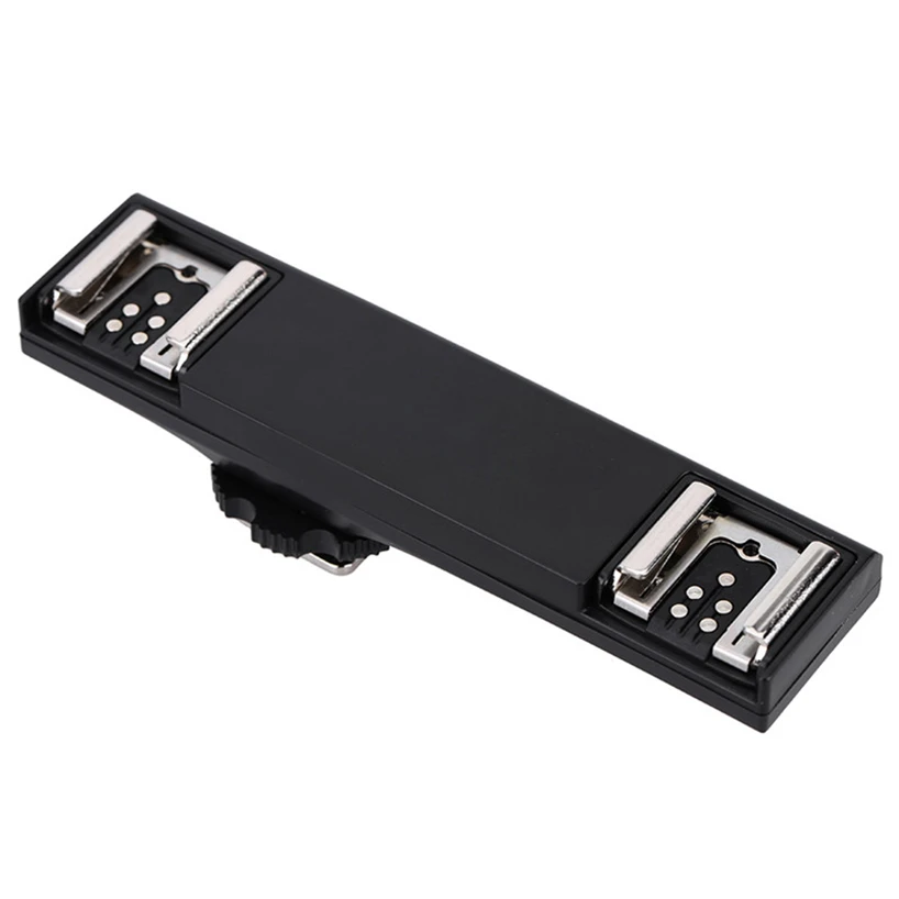 SUPON adaptador divisor de soporte de zapata Dual, Flash de cámara Speedlite para Nikon d3300/d90/d750/d800/d7000/d7200/d5100/d3200/d700