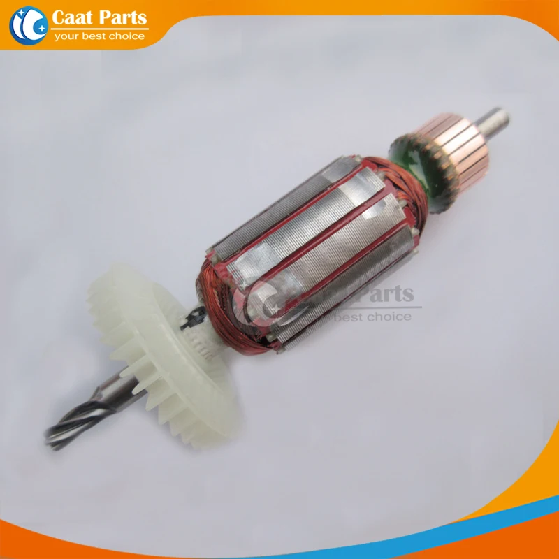 

Free shipping! AC 220V 5-Teeth Drive Shaft Electric Hammer Armature Rotor for Bosch GSB20-2RE,GSB18-2 ,High-quality!