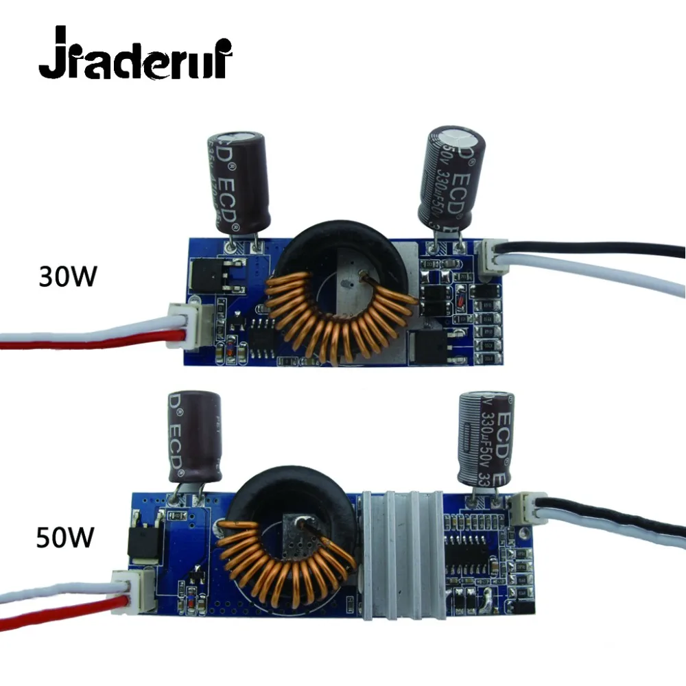 Jiaderui LED 30W 50W Low Voltage Power Supply High Quality DC 12V - 24V to DC 25 - 40V Constant Current LED Driver