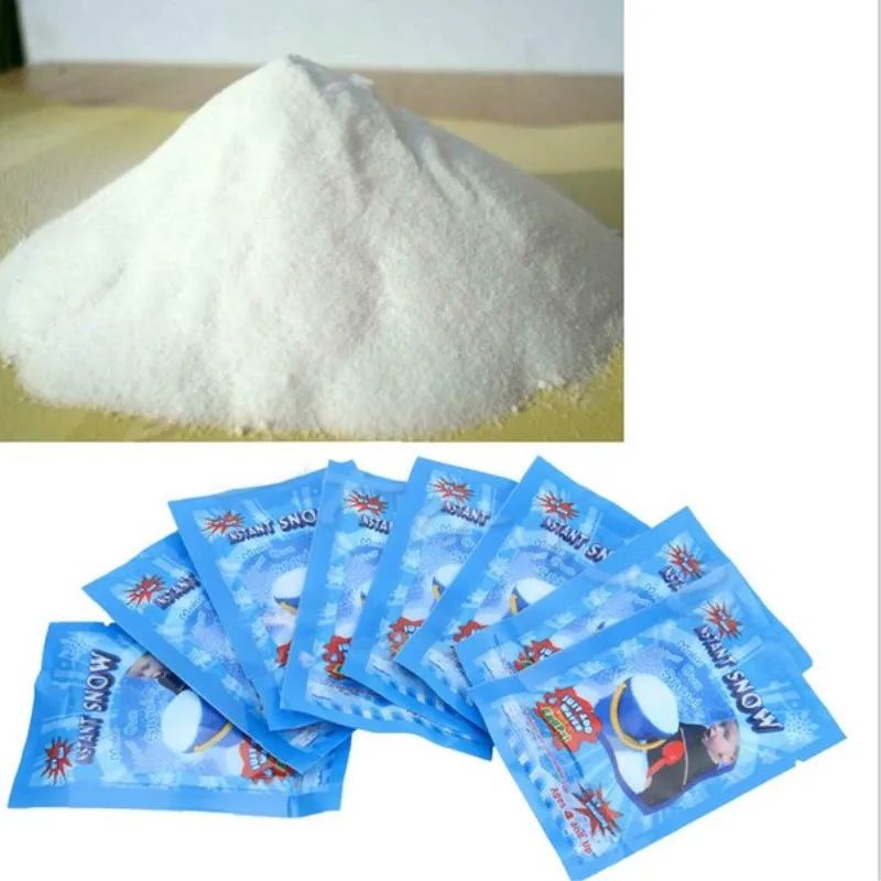 

100 bags/pack Christmas DIY Gift Creative Artificial Winter Instant Snow Powder snow Free Shipping