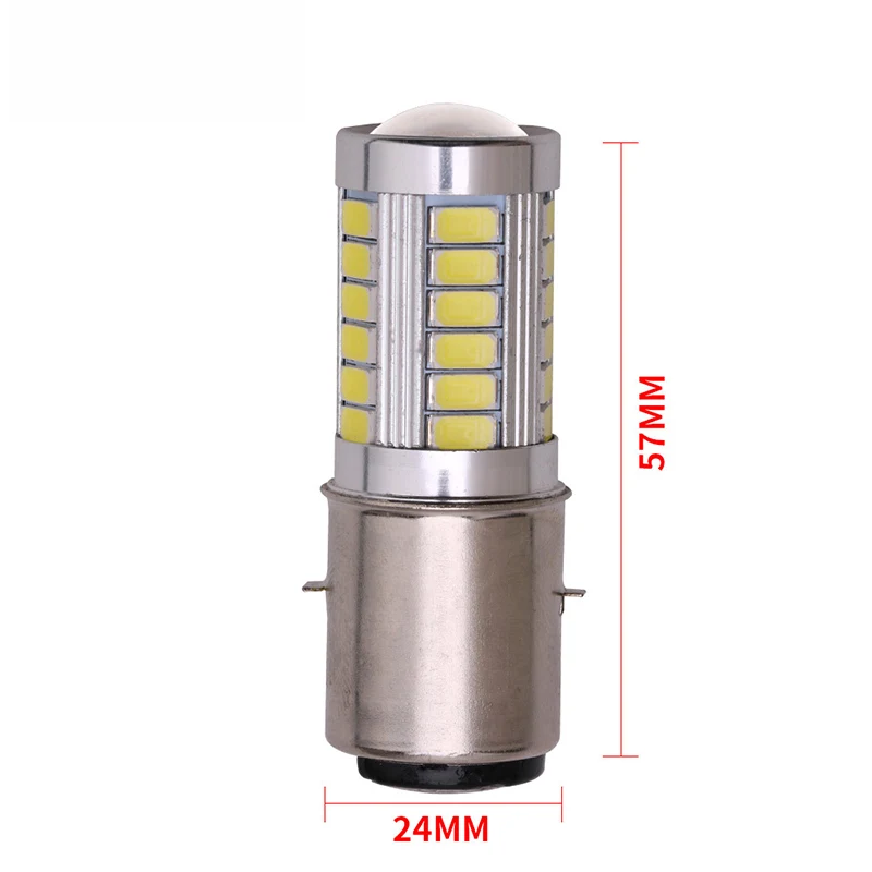 1PCS BA20D LED Motorcycle Headlight Bulb H6M Led Motorbike Front Fog Head light Lamp BA20D Headlight Bulb 12V