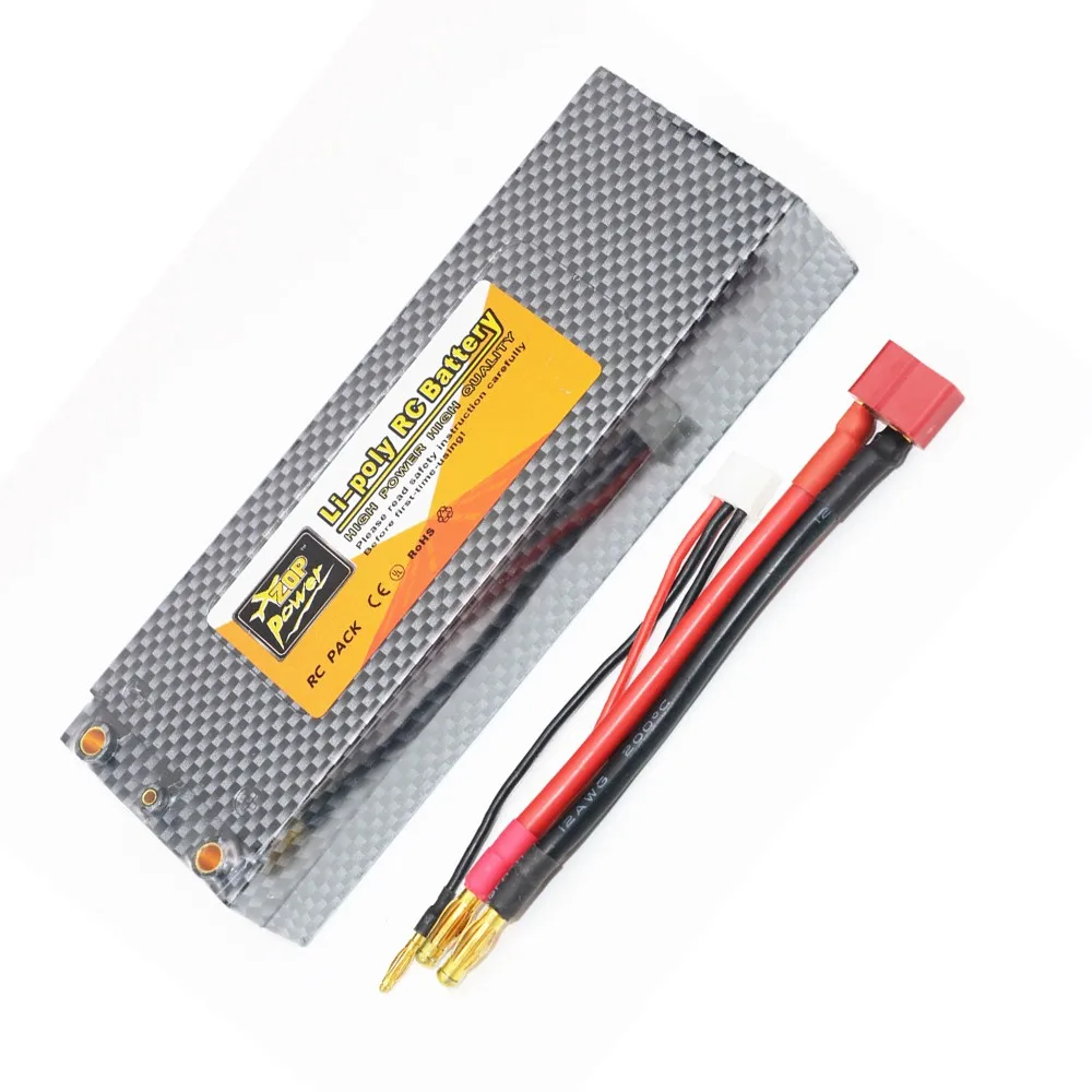 ZOP Power Hard Case Lipo Battery 7.4V 4200mAh 35C 2S Banana Connector RC Car Truck Runner Quadcopter Helicoper