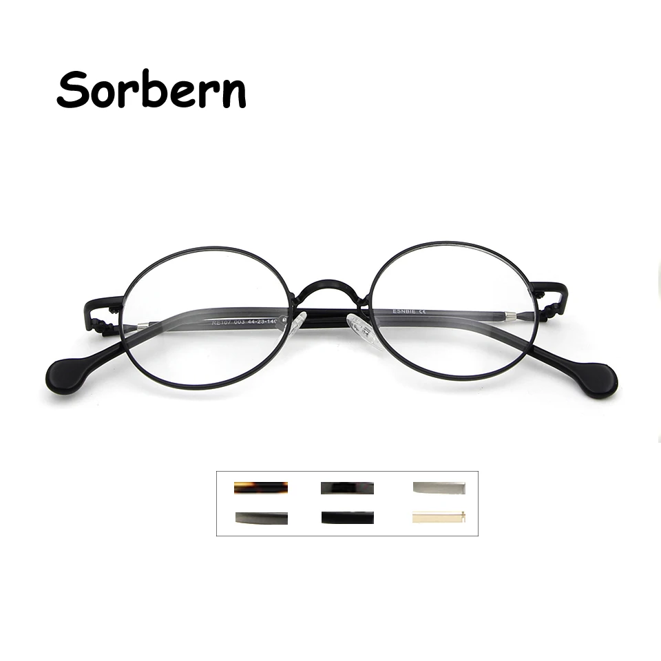 

Woman Optical Frame Glasses Men Round Small Retro Vintage Glasses Full Rim Male Spectacle Frames Oval Women Eyewear Lunette