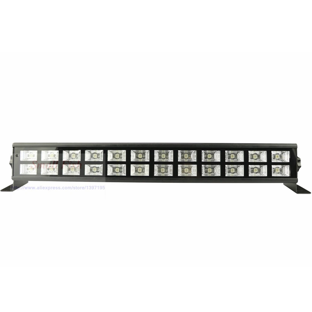 Night Light 24x3W LED Wall Washer LED UV DMX512 Stage Light Bar Black Party DJ Disco Light For Christmas Indoor Stage Lights