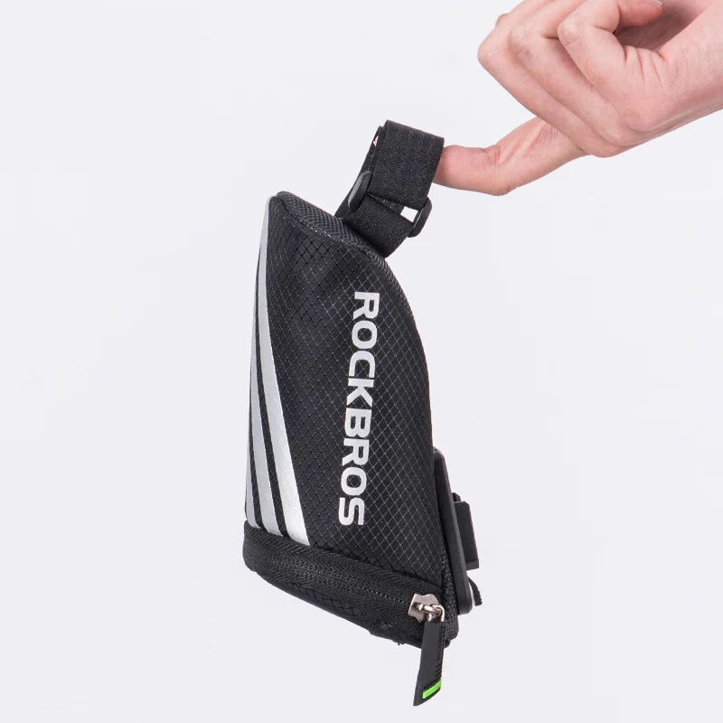 ROCKBROS Mini Bicycle Saddle Rear Bags portable Road Bike Tail Quick release Bag Night Reflective MTB Bike Cycling Accessories