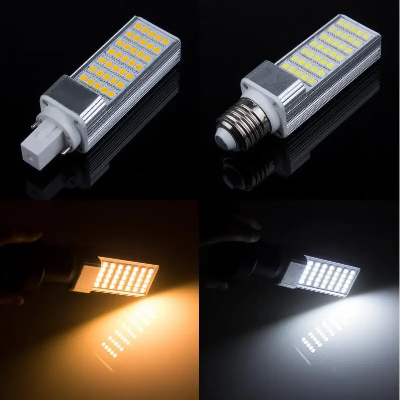 G24 led pl Lamp 7W SMD5050 LED downlight light bulb light lamp 85-265V 110V 220V Warm White/ White