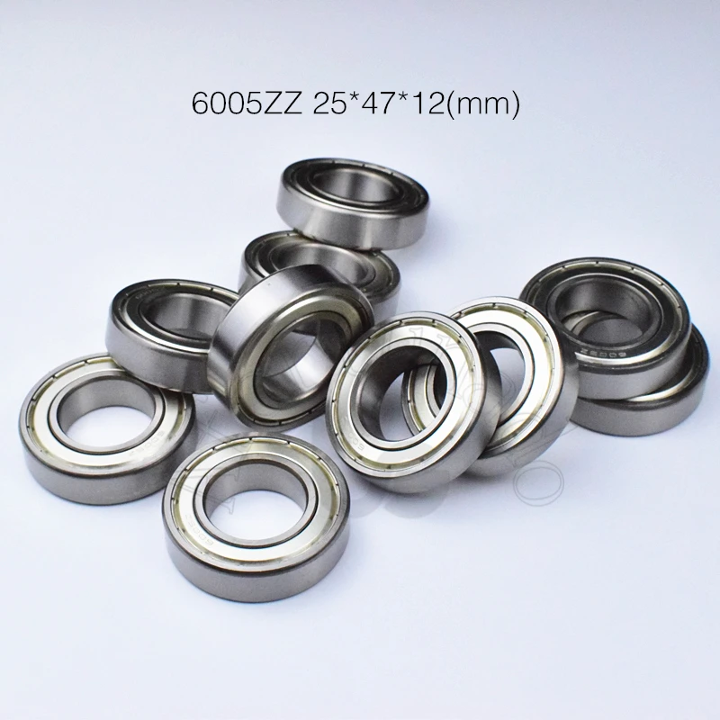 

Bearing 1pcs 6005zz 25*47*12(mm) free shipping chrome steel Metal Sealed High speed Mechanical equipment parts