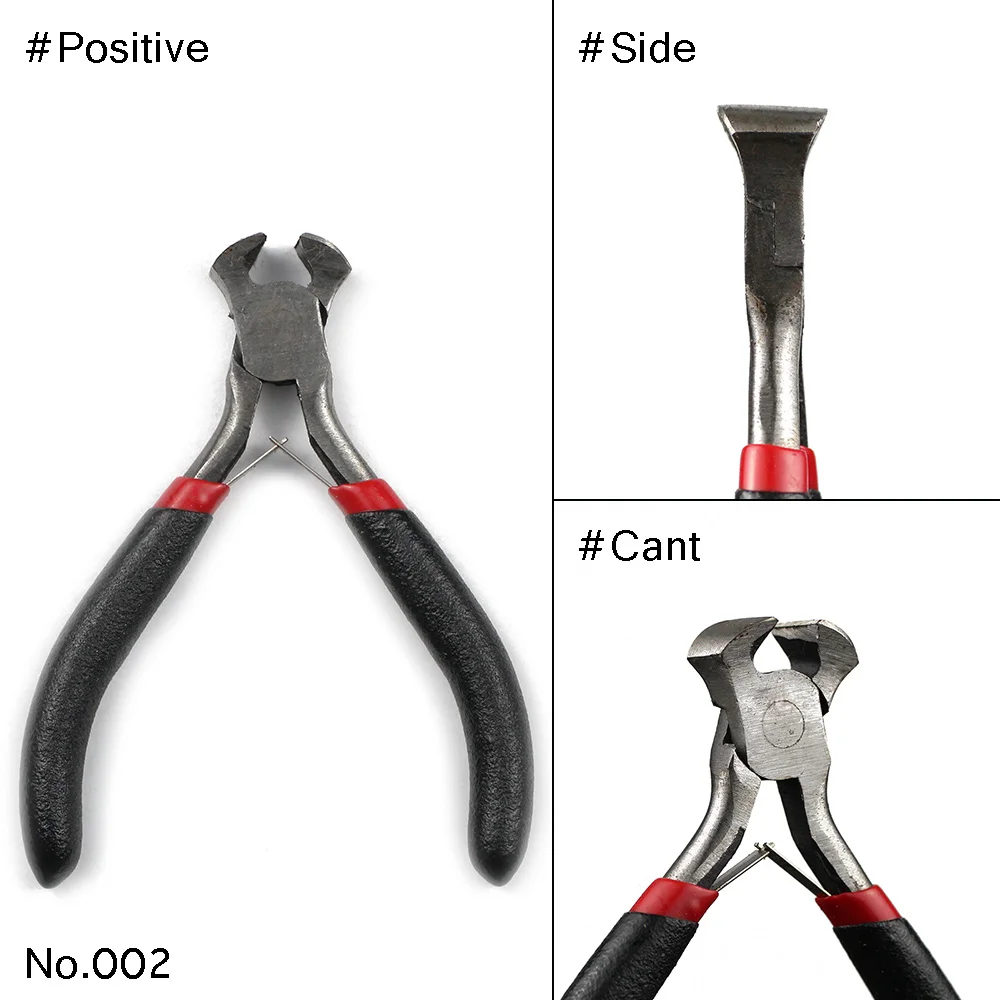 BTFBES 1PC Handle Pliers Multi-function Jewelry Handmade Beading Cable Cutters Mini Pliers  Round Flat Long Tools Kit Set DIY