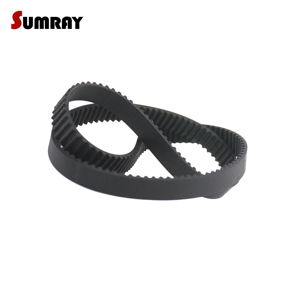 HTD3M Transmission Belt 3M-447/450/453/456/459/462/465/468/471/474/477mm Pitch Length 10/15mm Width Rubber Belts Round