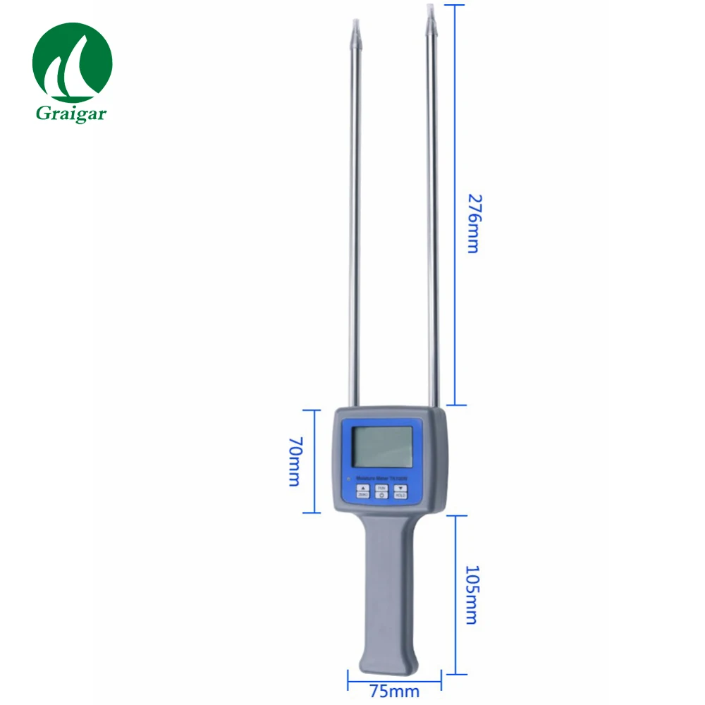 New TK100W Moisture Meter For Chemical Raw Material Soap Powder Plastic Granule Range 0-84%