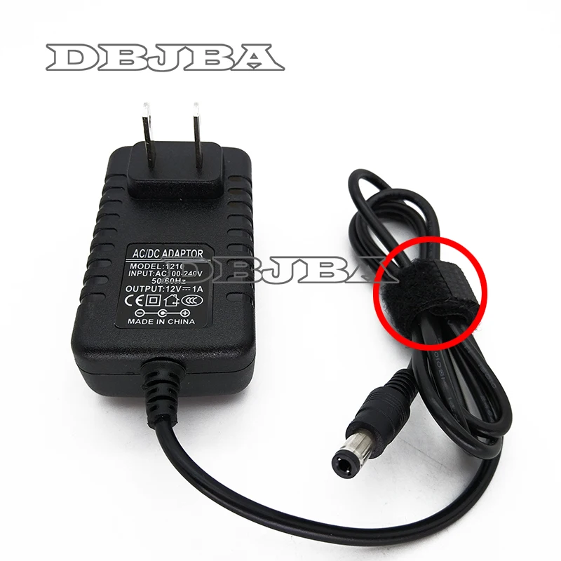 

5pcs universal switching ac dc power supply adapter FOR 12v 1a 1000mA adaptor US plug 5.5*2.5mm connector