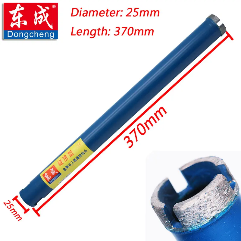 Diameter 20 27 32 40 51 56 63 71 76Mm Diamond Core Bit. 51X370Mm Droog Diamant Boor. 20-76Mm Beton Boor Met Water