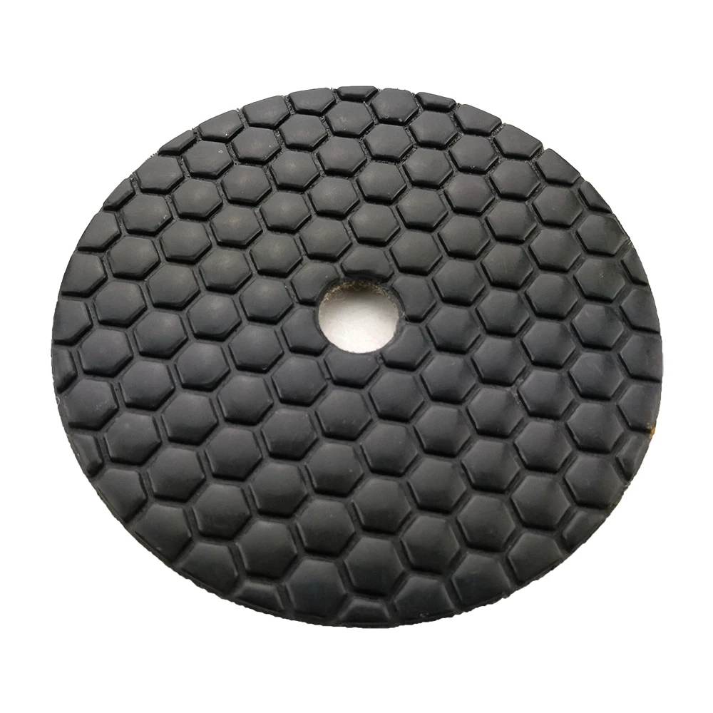 RIJILEI 10 Pcs/Lot 4 Inch Dry Polishing Pad 100 MM Marble Diamond Polishing Pads Use For Granite Floor