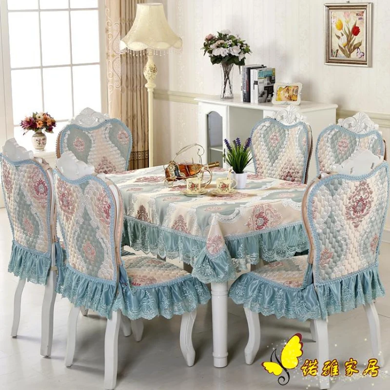 High quality square table cloth chair covers cushion tables and chairs bundle chair cover lace cloth round set tablecloths a2