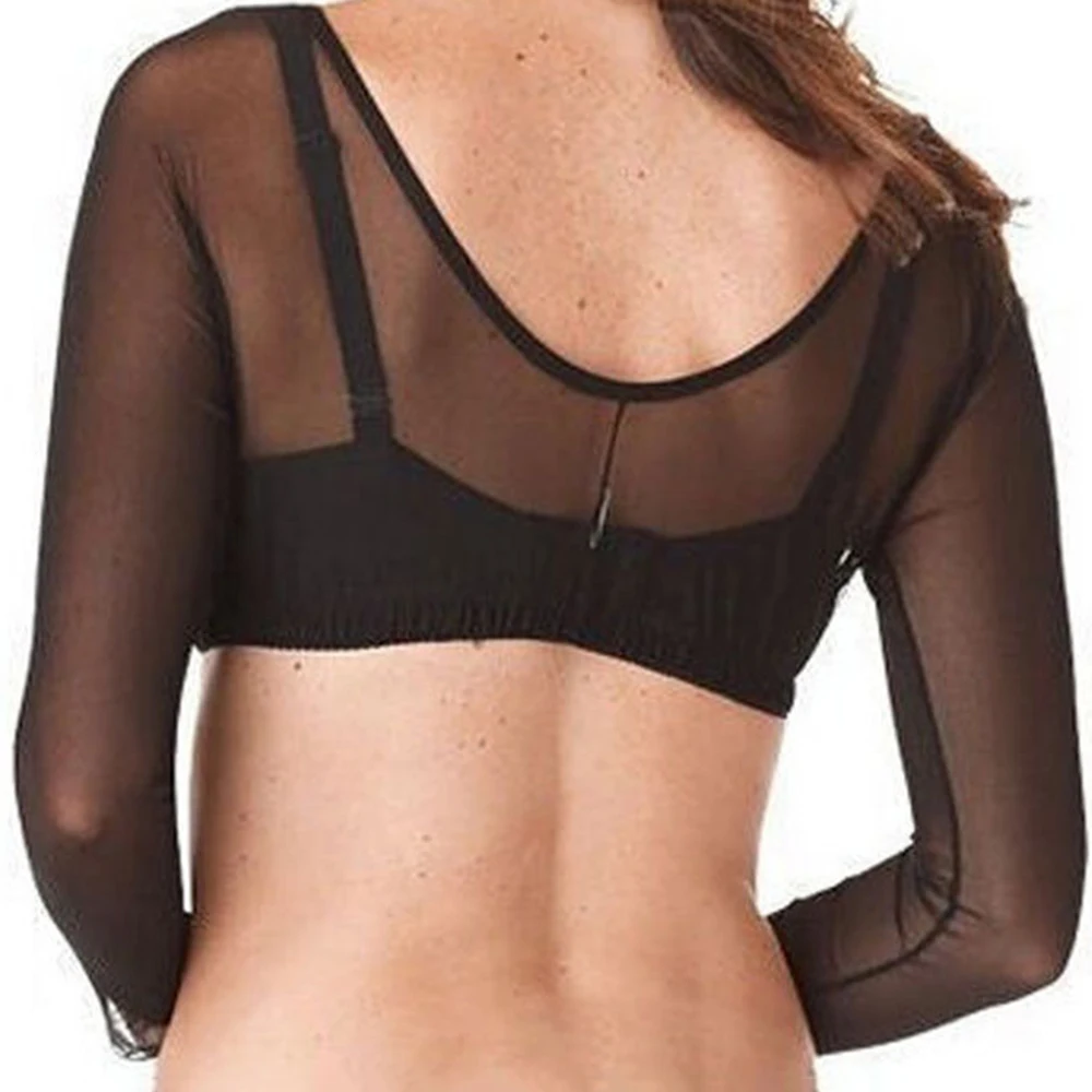 Tops de renda transparentes sexy para mulheres, decote em v profundo, manga comprida, malha sólida casual, tops de colheita pura, roupas de clube, plus size, novos