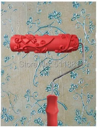 

7'' NCCTEC rubber roller liquid wallpaper print tools FREE shipping 180mm quality art paint diatom ooze embossed mould