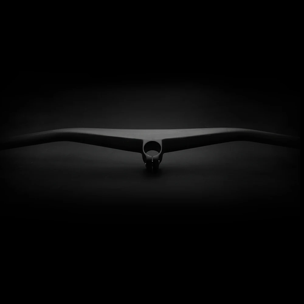 ULLICYC UD Carbon One-shaped Integrated MTB Handlebar Bicycle Riser 2ยฐ degree With 40/50/60/70mm Stem MTB Titanium screw