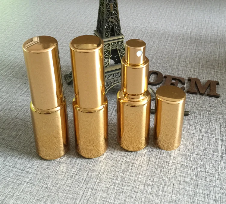 

50pcs fine mist spray 15 ml glass spray bottles, 15ml empty glass spray container , 0.5oz glass spray paint golden