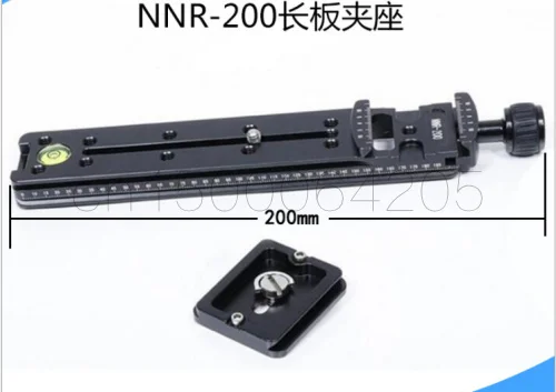 จานด่วนขาตั้งกล้อง 200 มิลลิเมตร Nodal สไลด์ขาตั้งกล้อง Rail Quick Plate Clamp Arca Swiss อะแดปเตอร์อุปกรณ์เสริมการถ่ายภาพ