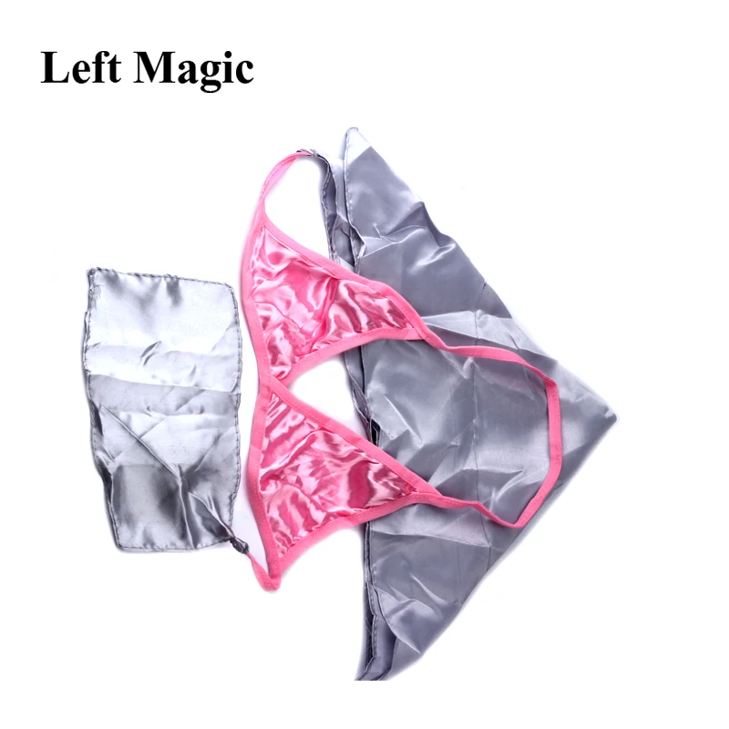 Baffling Bra Silk Scarf Underwear Brassiere Magic Tricks scarf silk to panty Stage Props Accessories Gimmick Comedy  Fun Toys