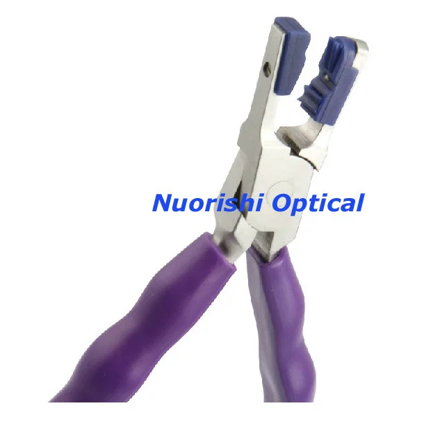 high quality anti-slip rubber handle eyeglass silhouette plier  rimless frame plier  AC929 AC930 AC931 view 2