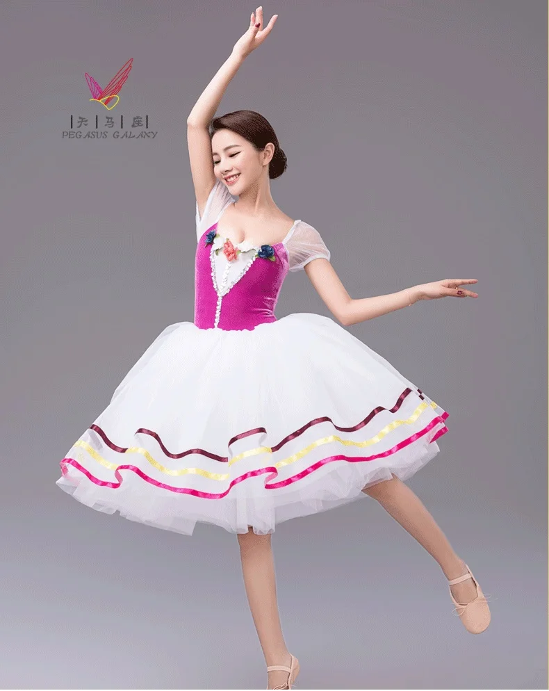 

kids children Ballet Dance Tutu Ballerina Dance Costumes Girls Ballet Dancing Dress leotard coppelia costume