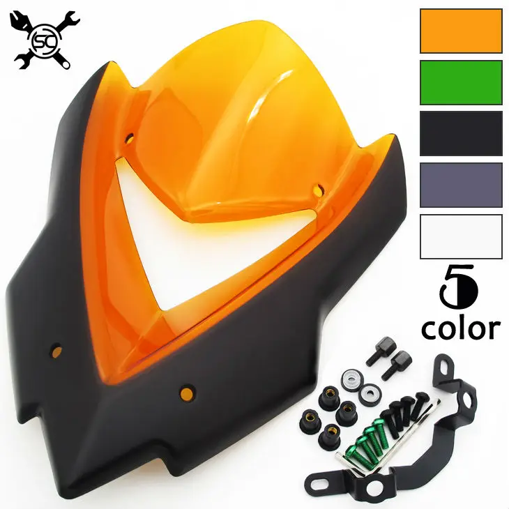 

Motorcycle Accessories Viser Visor Windshield WindScreen Fits For Kawasaki Z1000 2014-2020 2015 2016 2017 2018 Double Bubble
