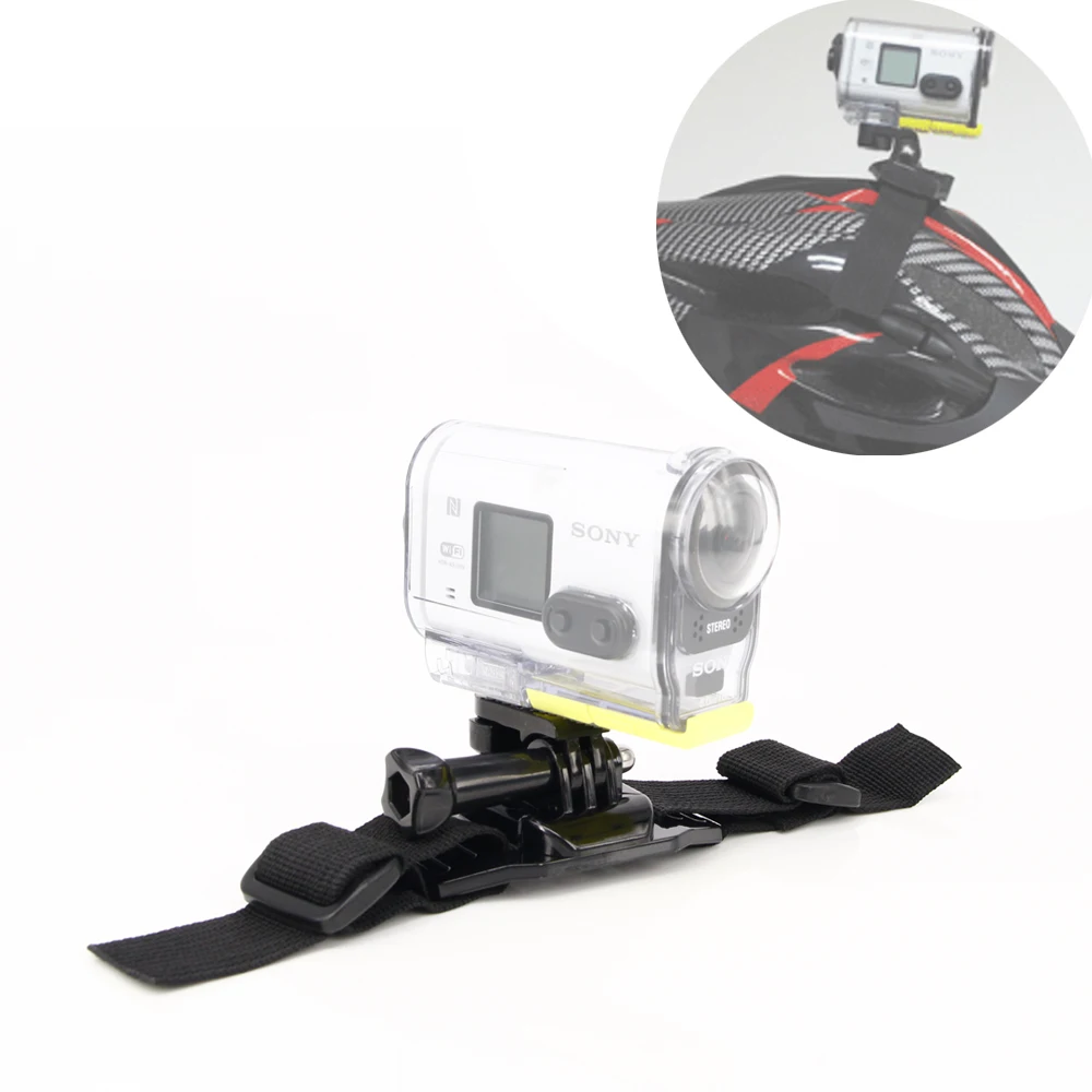 Rowerowy kask na rower górski pasek do montażu Sony action cam akcesoria HDR-AS100V AS15V AS30V HDR-AZ1 AS200V akcesoria
