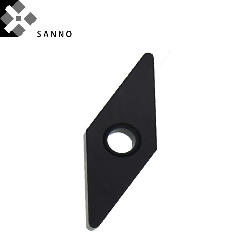 Kim loại gốm blade cnc carbide bên ngoài biến chèn VNGA160404/08 A65 cho thép cứng