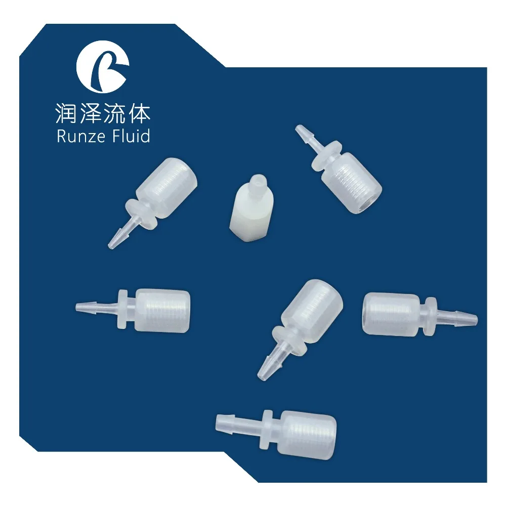 1/4-28UNF Female to Barb Adapter for Hose Connect hard tube