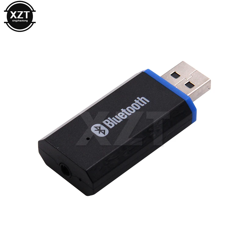 1PC Newest USB 3.5mm AUX IN Bluetooth V2.1 Wireless Audio Receiver Stereo Music For All Car Adapter Home Audio Receiver