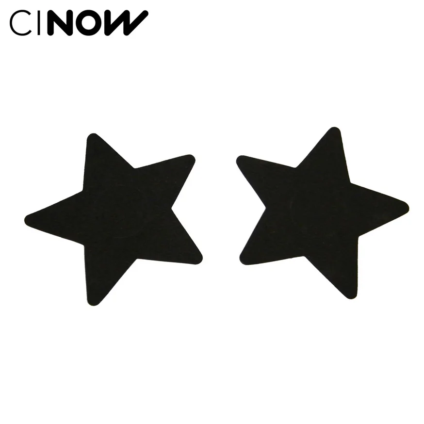 Sexy experience 50 pairs (100 Pcs) Stars Breast Pasties Nipple Covers-Disposable Anti Emptied-non-sensitizing adhesive soft