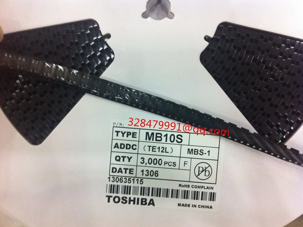 

500Pcs/lot MB10S MBS SOP4 0.5A 1000V rectifier bridge Toshiba Free shipping