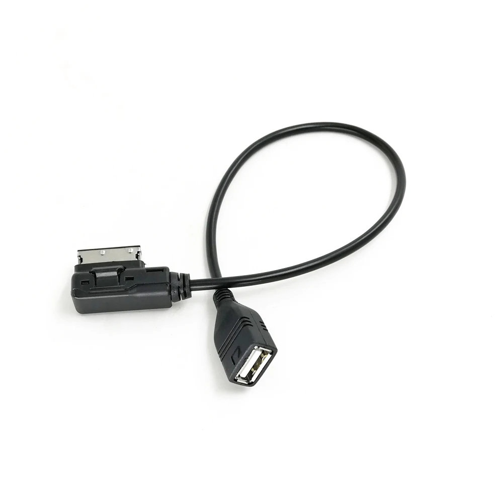 AMI to USB Cable Music Media in Adapter for VW Golf Jetta Audi A3 A4 A5 A6 A8 Q5 Q8 Q7 A4L A6L