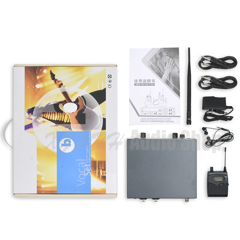 Wireless In Ear Monitor System EW300 IEM Single Transmitter Monitoring Professional for Audio Earphone Stage Performance Church