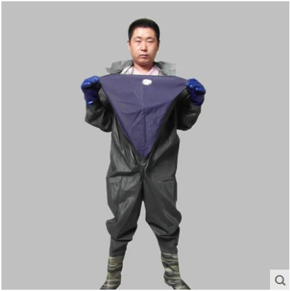 Man Women Waterproof Suits Fishing Wader Breathable Wading Boots Clothes Full Length Chest Waders with Gloves Waterproof image 5