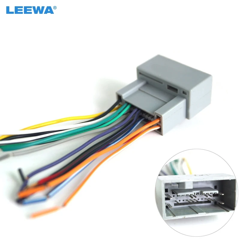 

LEEWA Car Radio Audio Stereo Amplifier Interface Wire Harness for Honda (2008~2013) Install Aftermarket CD/DVD Stereo #2959