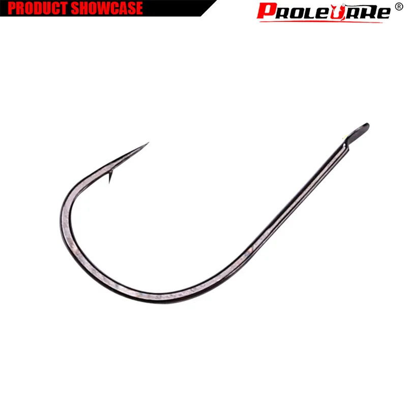 10pcs/bag Iseama Circle Carp Eyed Fishing Hook Size 1 2 3 4 5 6 7 8 9 10 11 12 13 Ring eye Japan High-carbon steel Fish hook