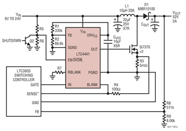 LTC4441IMSE LTC4441MPMSE LTC4441IS8-1 LTC4441ES8-1 LTC4441 - ไดรเวอร์เกท MOSFET N-Channel