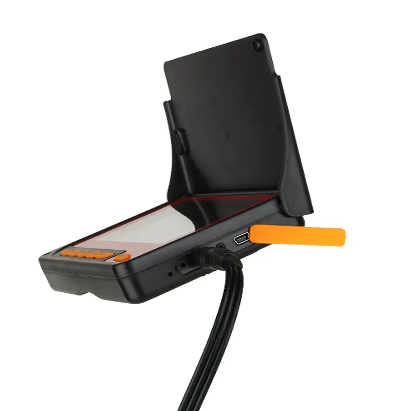 Cabo endoscópio av de 4.3 polegadas, boroscópio de segurança, inspeção cctv, tubo de cobra, micro câmeras, 1m