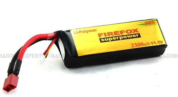 

1pcs HK register free shipping~100% Orginal Firefox 11.1V 2300mAh 30C Li Polymer battery