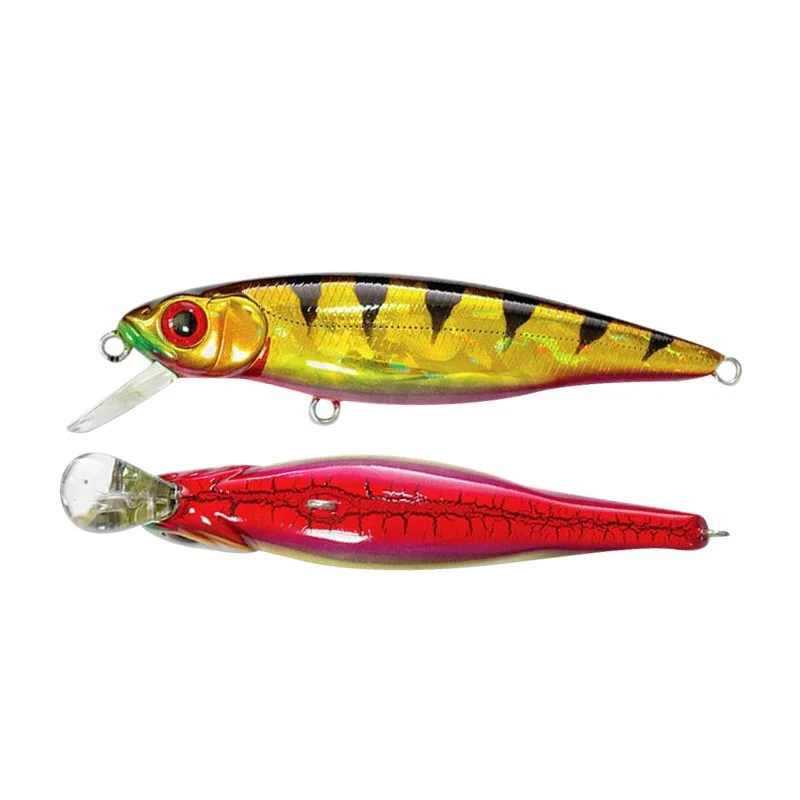 Leurre méné rigide flottant de type poisson nageur, appât Élidéal pour la pêche au bar, au brochet ou à la carpe, wobJeff, crankbait, 8.5cm, 9g